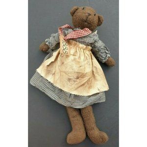 Bear Stuffed 1888 Brand Shelf Sitter Display Decor